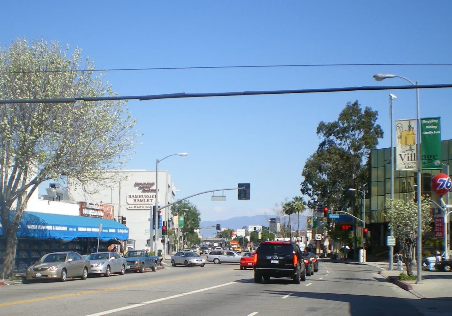Village of Sherman Oaks — at Van Nuys Boulevard and Ventura Boulevard, southern San Fernando Valley, Los Angeles.