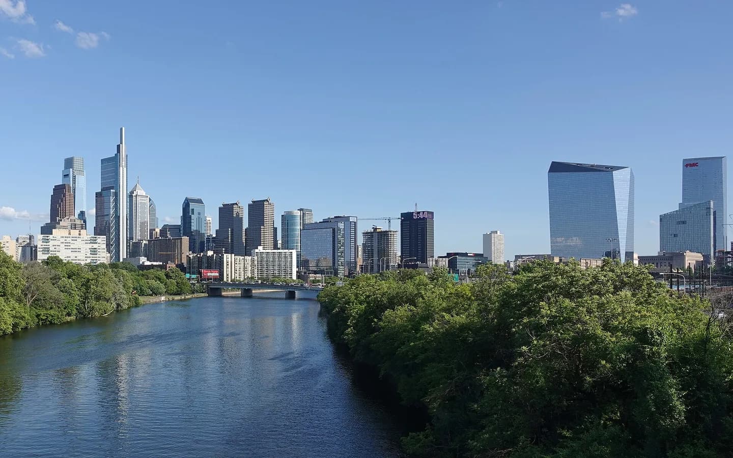 Philadelphia Skyline from Schuylkill River