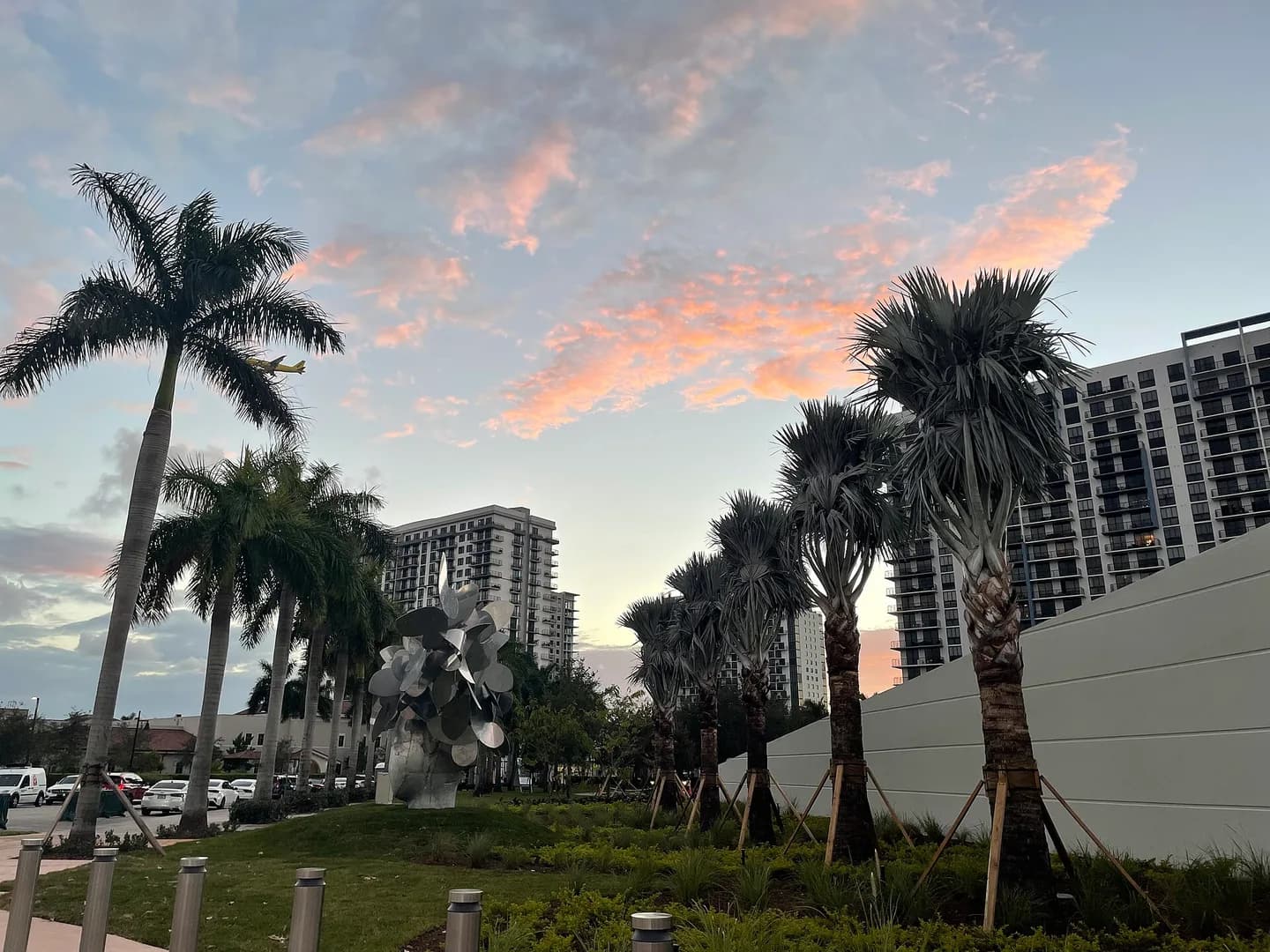 Downtown Doral, from the city's cultural arts center